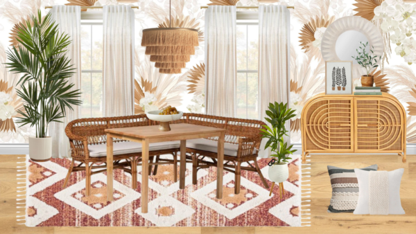 Non Luxury Boho Breakfast Nook