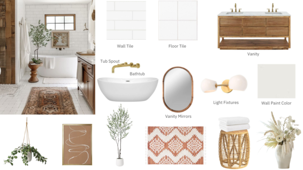 Boho Bathroom Renovation