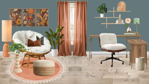 Non Luxury Boho Office