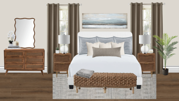 Non Luxury Coastal Bedroom