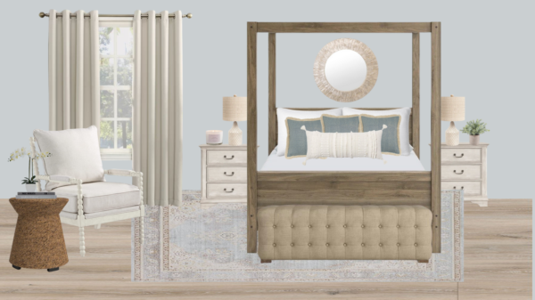 Non Luxury Coastal Bedroom