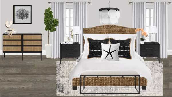 Non Luxury Coastal Bedroom