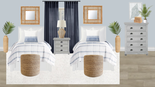 Non Luxury Coastal Bedroom