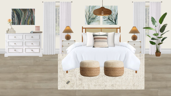 Non Luxury Coastal Bedroom