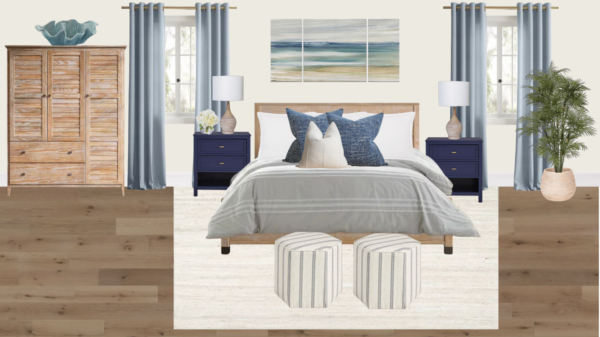 Non Luxury Coastal Bedroom