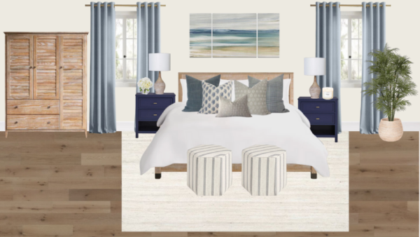 Non Luxury Coastal Bedroom