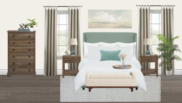 Non Luxury Coastal Bedroom