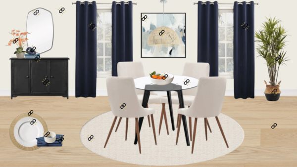 Non Luxury Coastal Breakfast Nook