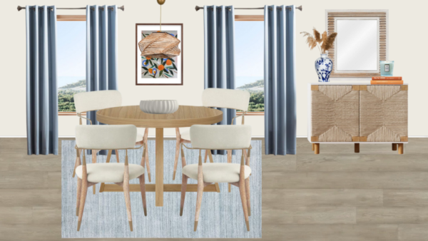 Non Luxury Coastal Breakfast Nook