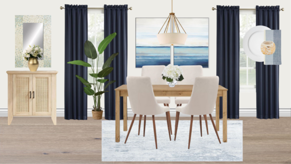 Non Luxury Coastal Breakfast Nook