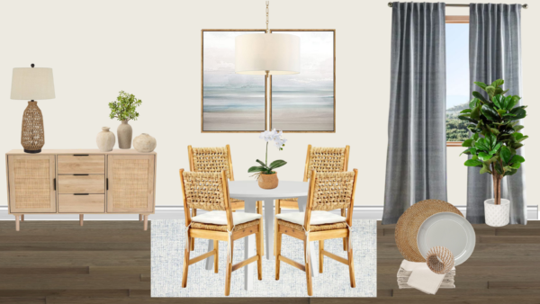 Non Luxury Coastal Breakfast Nook