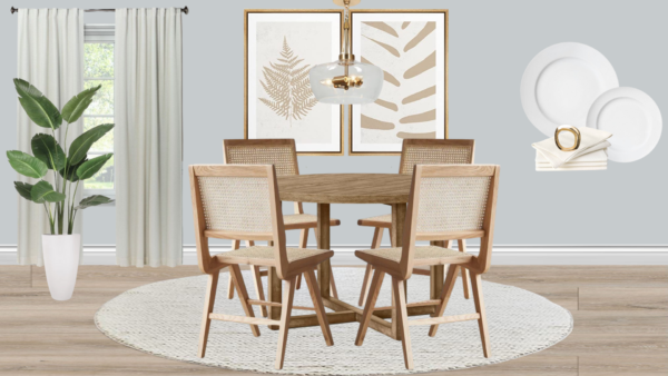 Non Luxury Coastal Breakfast Nook