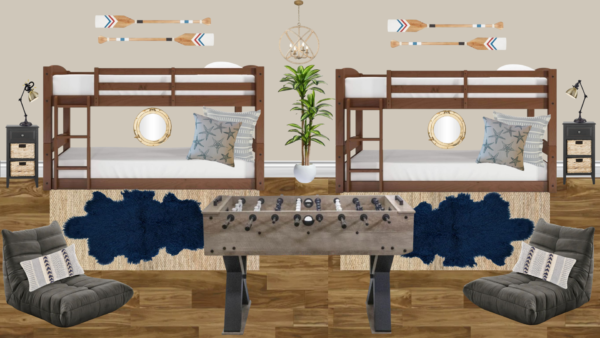Non Luxury Coastal Bunkhouse Loft
