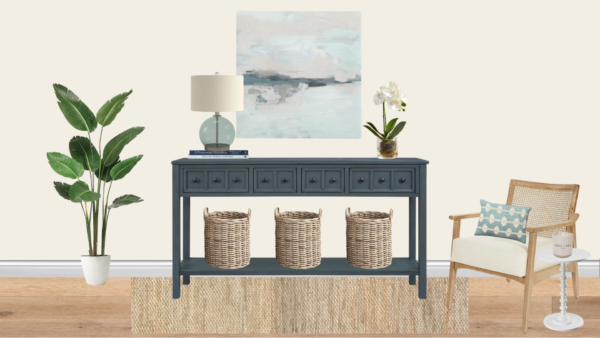 Non Luxury Coastal Entrance Foyer