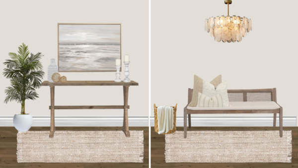 Non Luxury Coastal Entrance Foyer