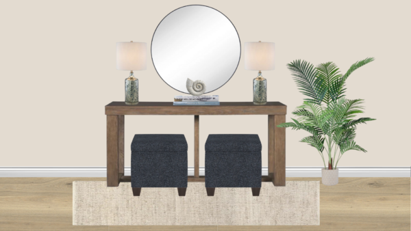Non Luxury Coastal Entrance Foyer