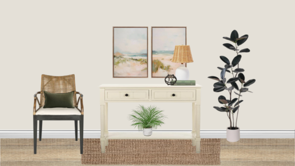 Non Luxury Coastal Entrance Foyer