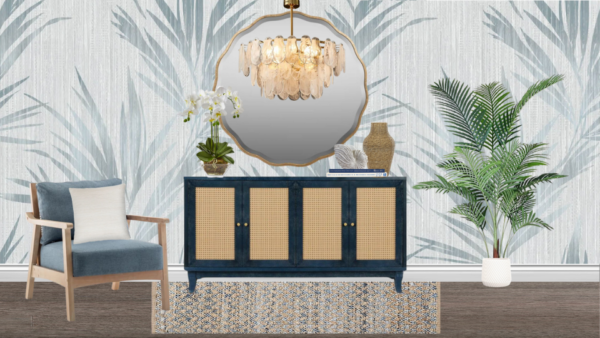 Non Luxury Coastal Entrance Foyer