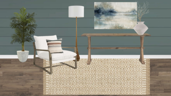 Non Luxury Coastal Entrance Foyer