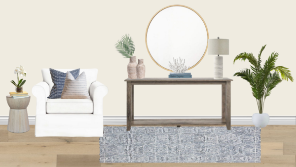 Non Luxury Coastal Entrance Foyer