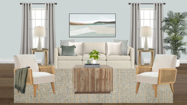 Non Luxury Coastal Living Room