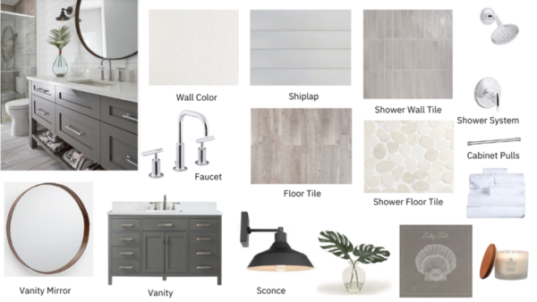 Mid Range Coastal Bathroom Renovation