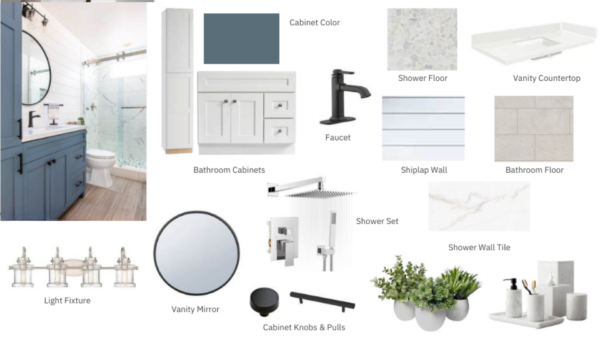Mid Range Coastal Bathroom Renovation