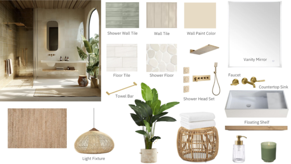 Boho Bathroom Renovation