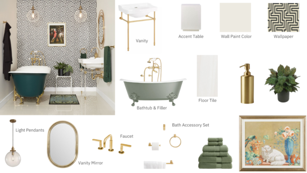 Luxury Eclectic Bathroom Renovation