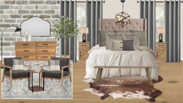 Non Luxury Farmhouse Bedroom