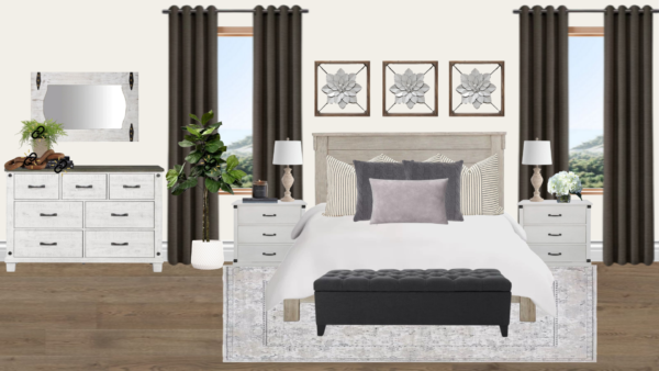 Non Luxury Farmhouse Bedroom