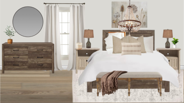 Non Luxury Farmhouse Bedroom
