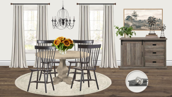 Non Luxury Farmhouse Breakfast Nook