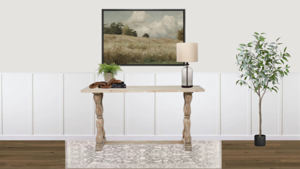 Non Luxury Farmhouse Entrance Foyer