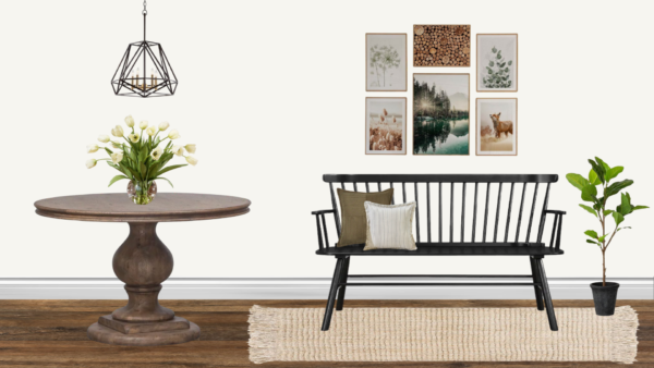 Non Luxury Farmhouse Entrance Foyer