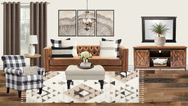Non Luxury Farmhouse Living Room