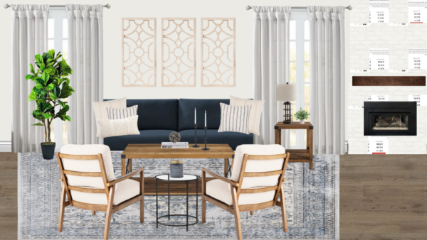 Non Luxury Farmhouse Living Room
