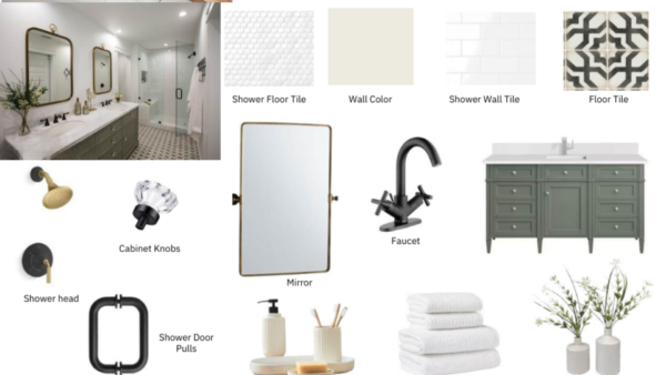 Mid Range Farmhouse Bathroom Renovation