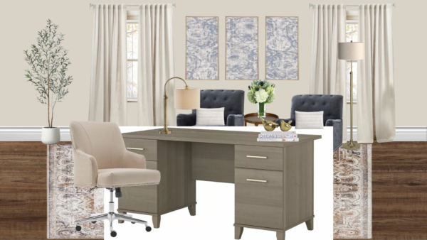 Non Luxury Farmhouse Office