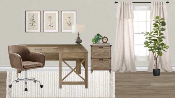 Non Luxury Farmhouse Office