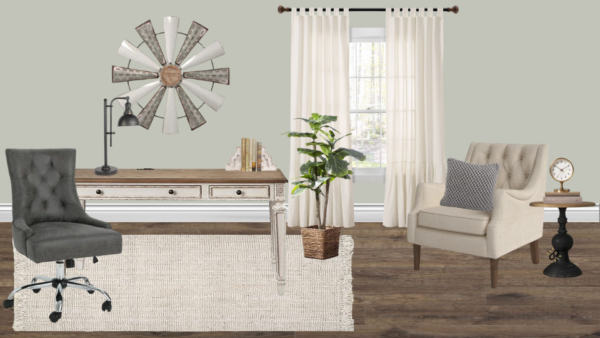 Non Luxury Farmhouse Office