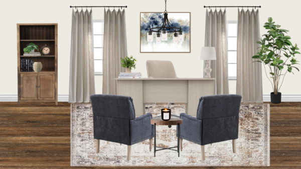 Non Luxury Farmhouse Office