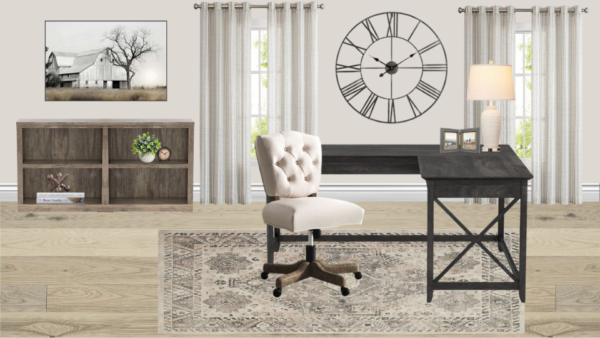 Non Luxury Farmhouse Office