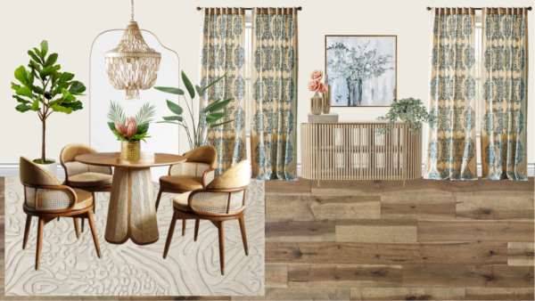 Luxury Boho Breakfast Nook