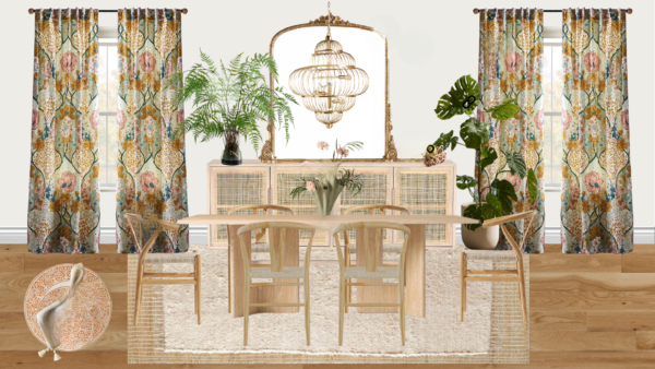 Luxury Boho Dining Room