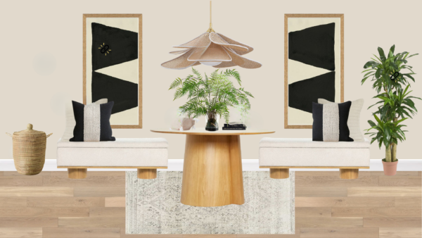 Luxury Boho Entrance Foyer