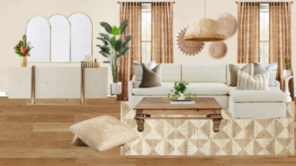 Luxury Boho Living Room