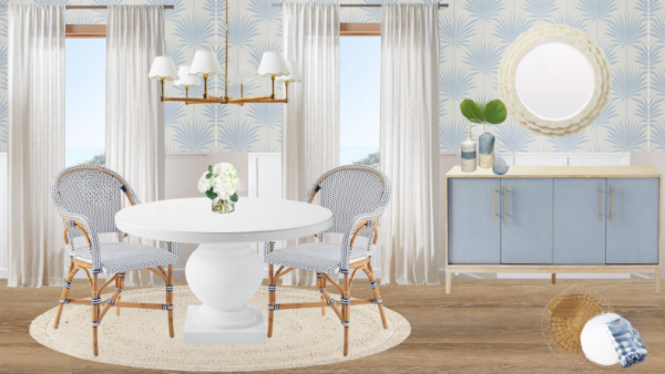 Luxury Coastal Breakfast Nook