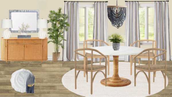 Luxury Coastal Breakfast Nook