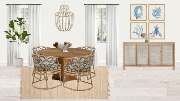 Luxury Coastal Breakfast Nook